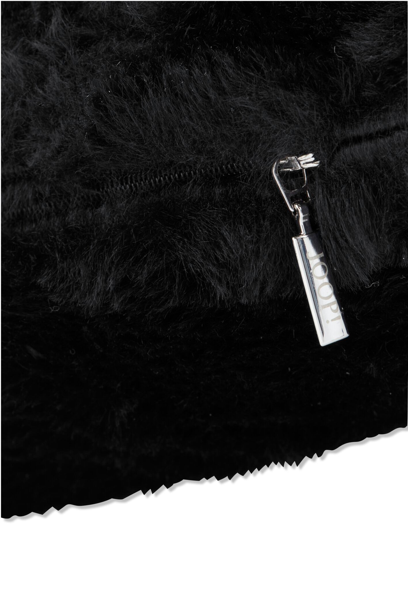 JOOP! COZY CORNFLOWER Zierkissenhülle 50x50 cm, Schwarz