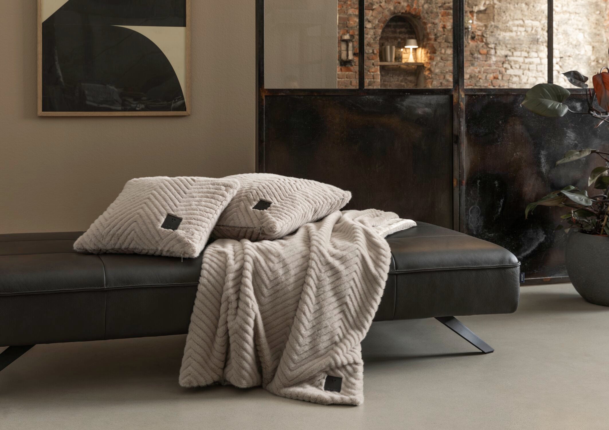 JOOP! ELEGANT Zierkissenhülle 45x45 cm, Natur