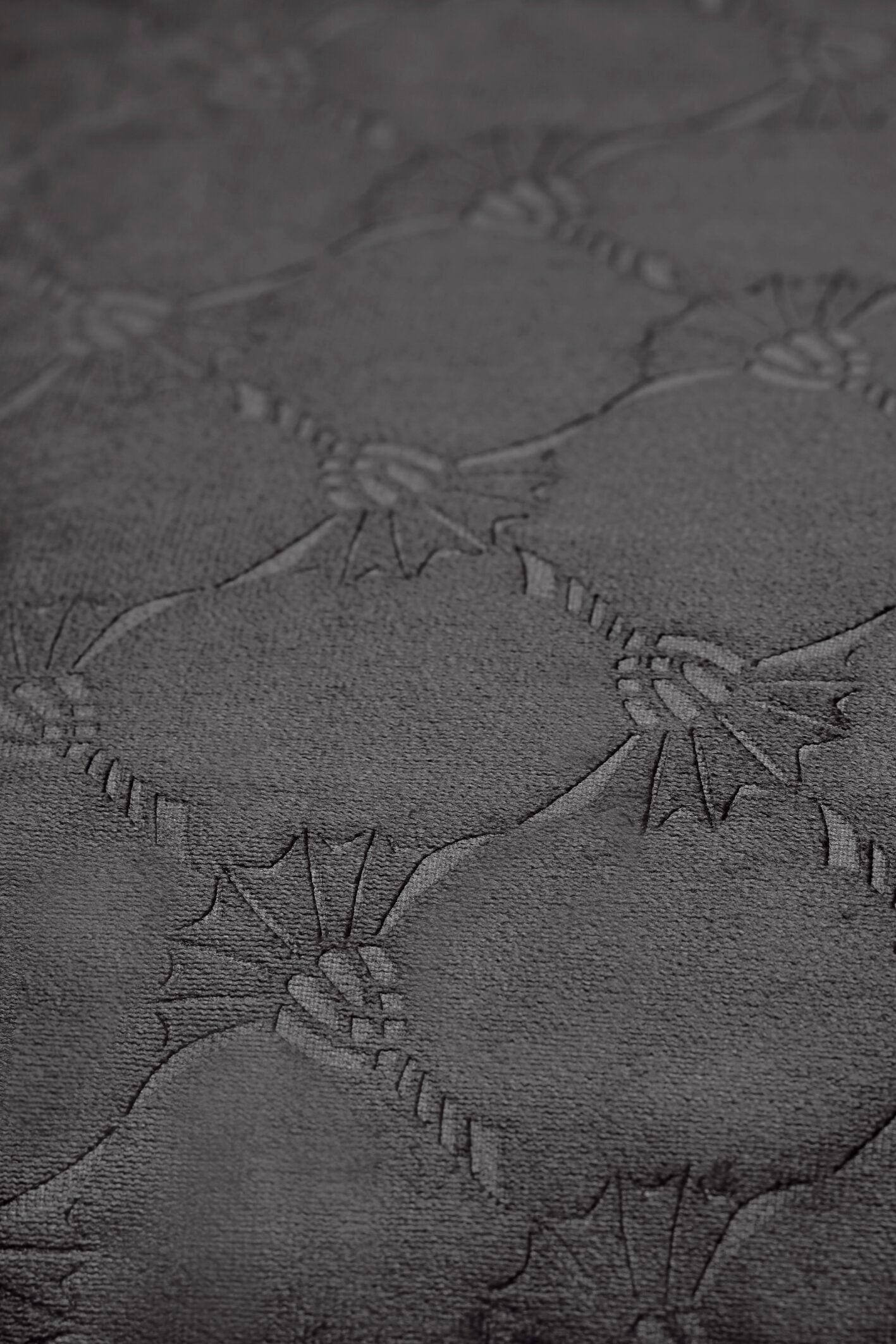 JOOP! EMBOSS Zierkissenhülle 38x38 cm, Anthrazit