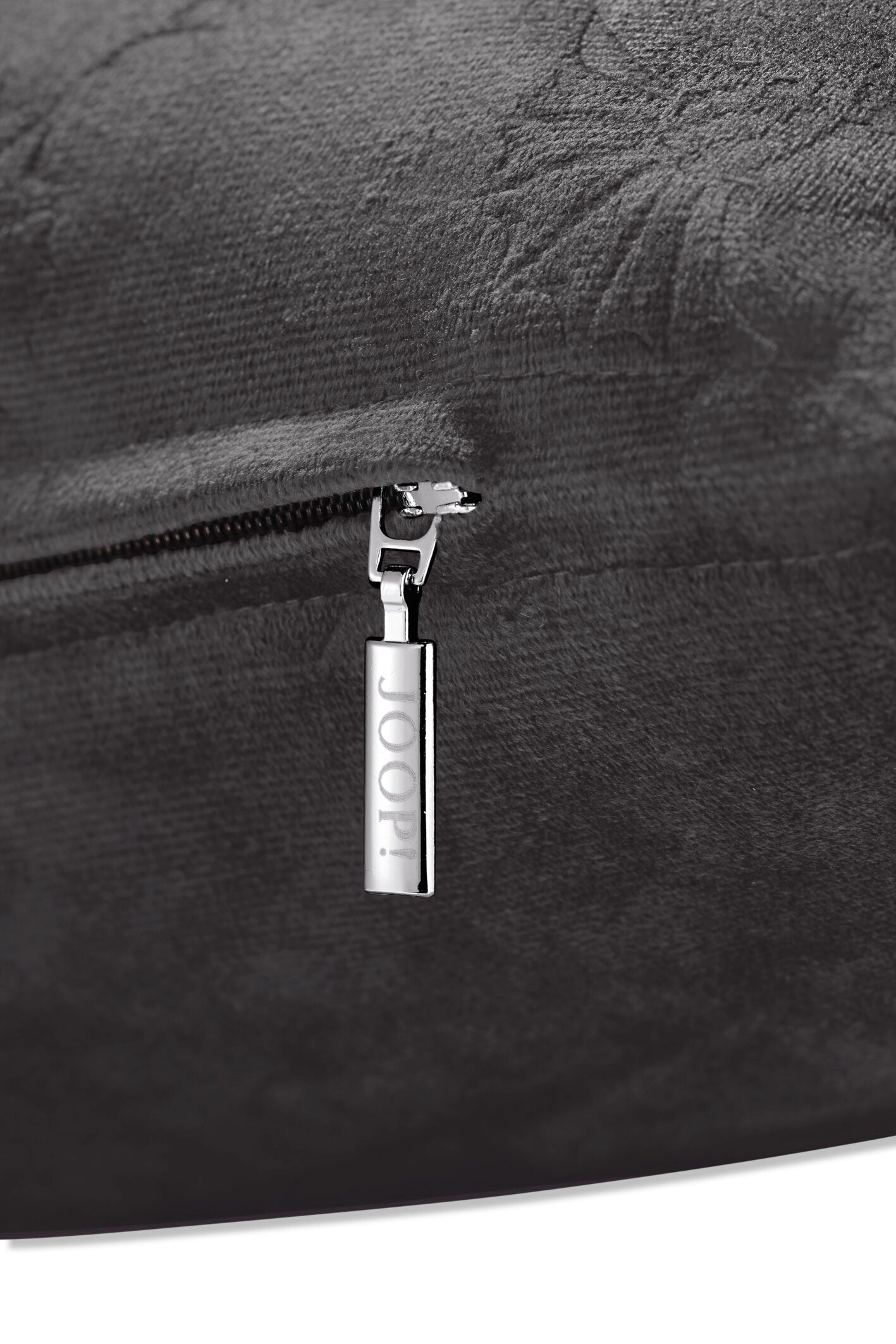 JOOP! EMBOSS Zierkissenhülle 38x38 cm, Anthrazit