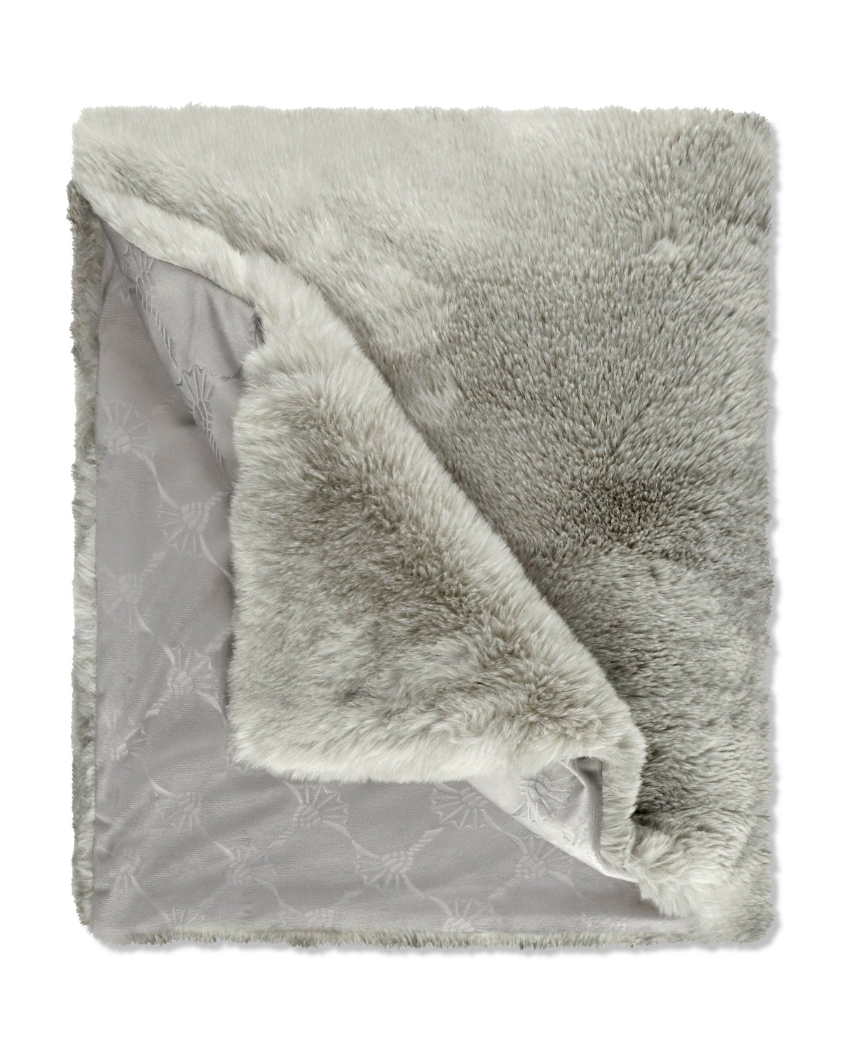 JOOP! EMBRACE Plaid 130x170 cm, Grau