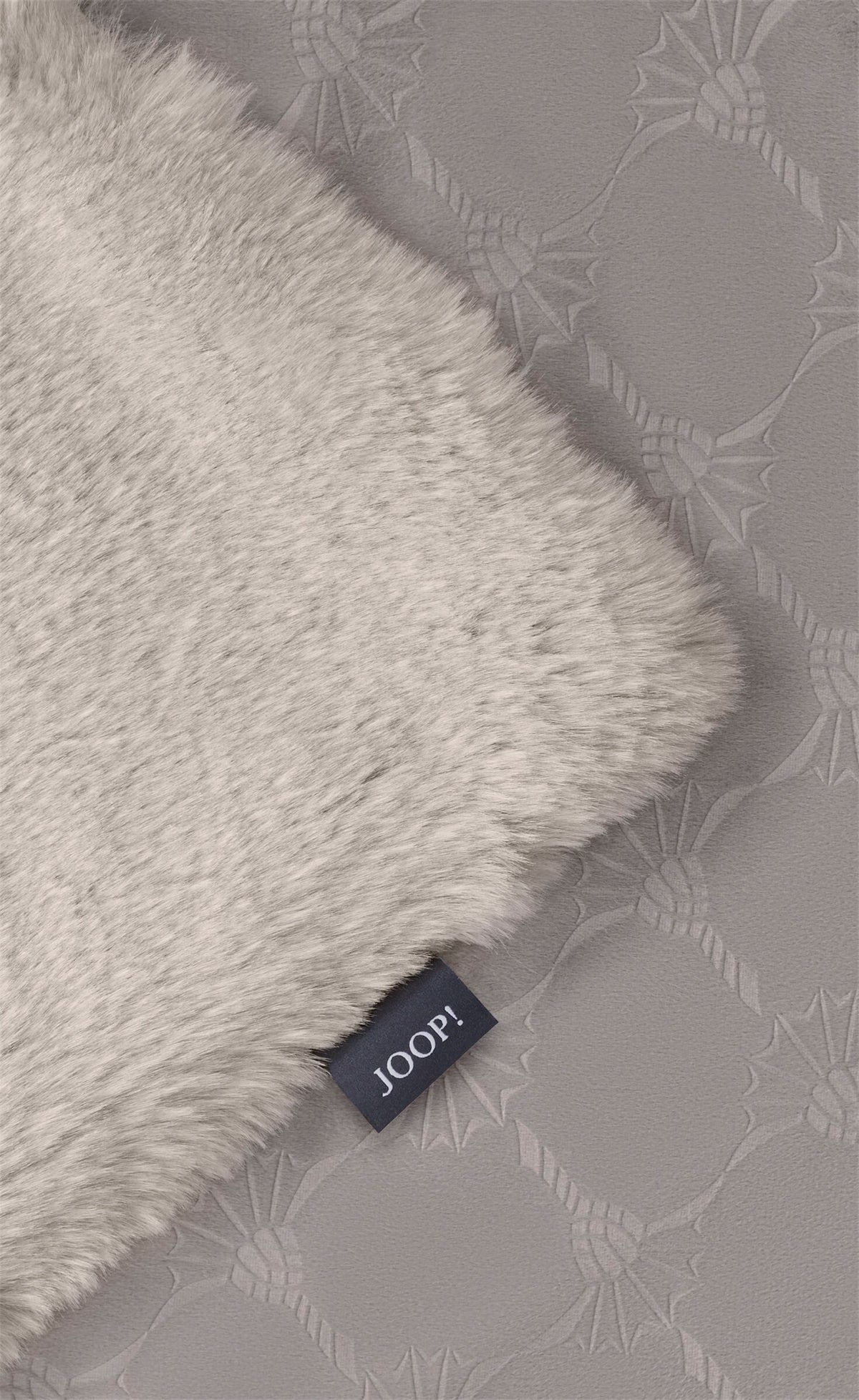 JOOP! EMBRACE Plaid 130x170 cm, Grau