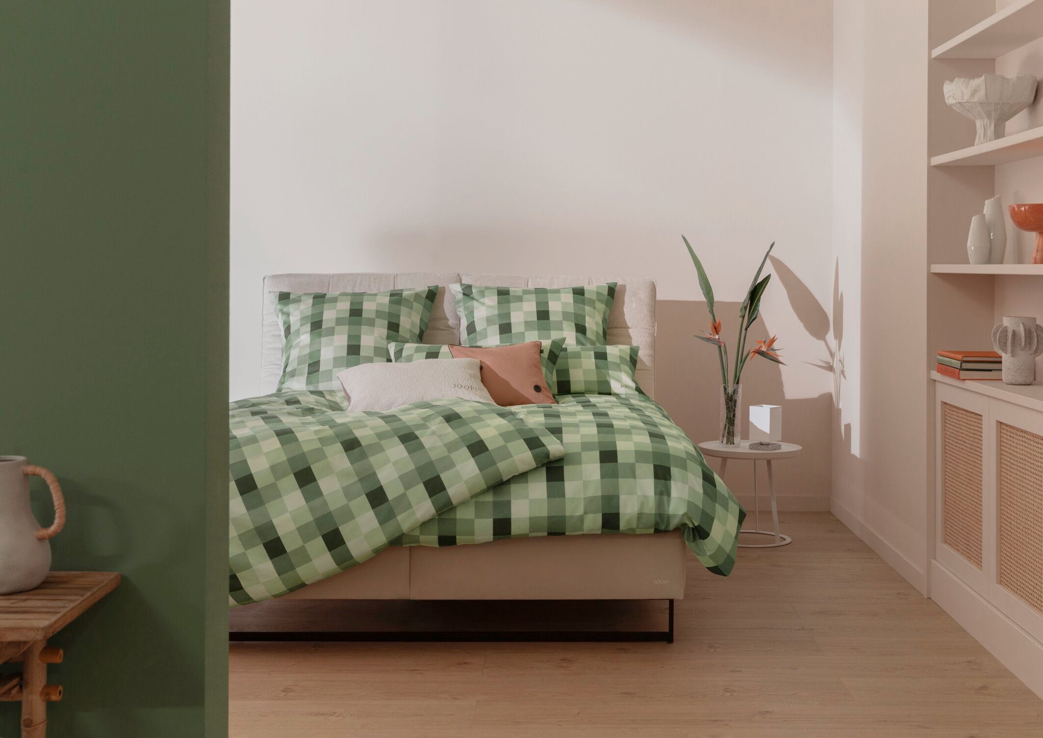 JOOP! ESSENTIAL Zierkissenhülle 40x40 cm, Melon