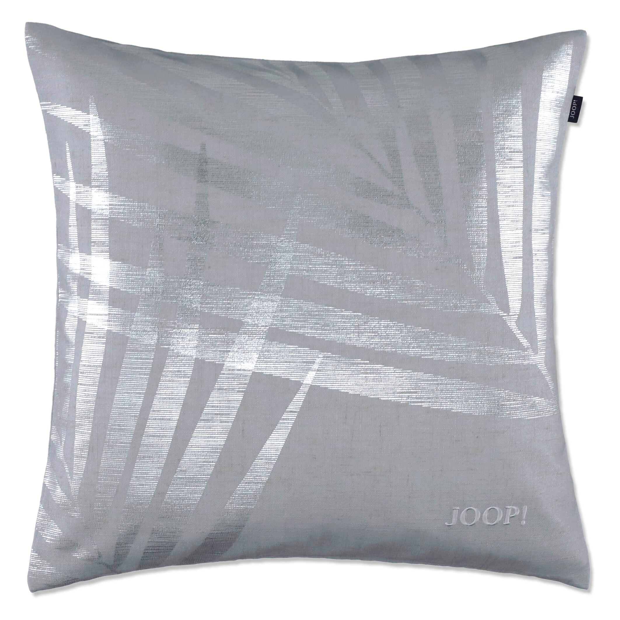 JOOP! FINE-LEAF Zierkissenhülle 50x50 cm, Anthrazit