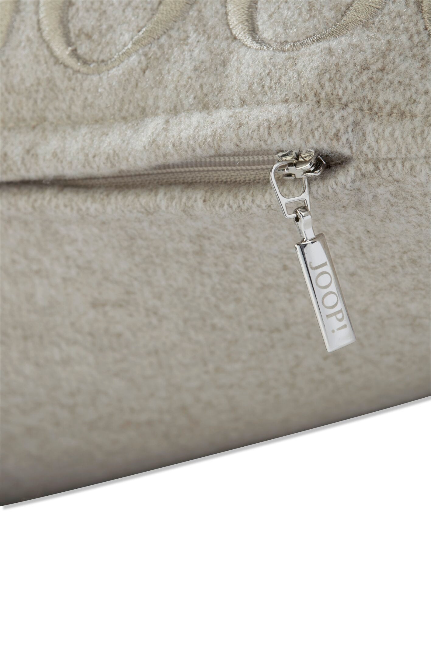 JOOP! FINE SIGNATURE Zierkissenhülle 50x50 cm, Grau