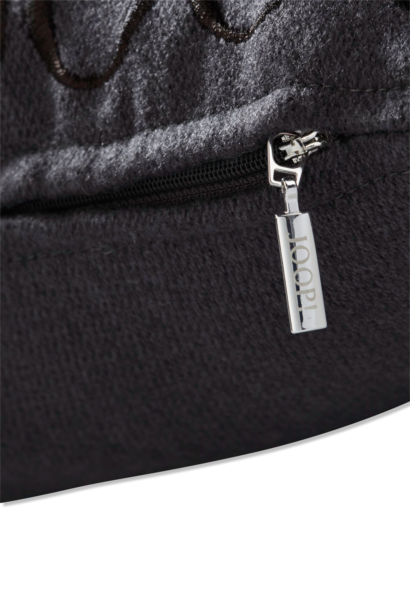 JOOP! FINE SIGNATURE Zierkissenhülle 50x50 cm, Anthrazit