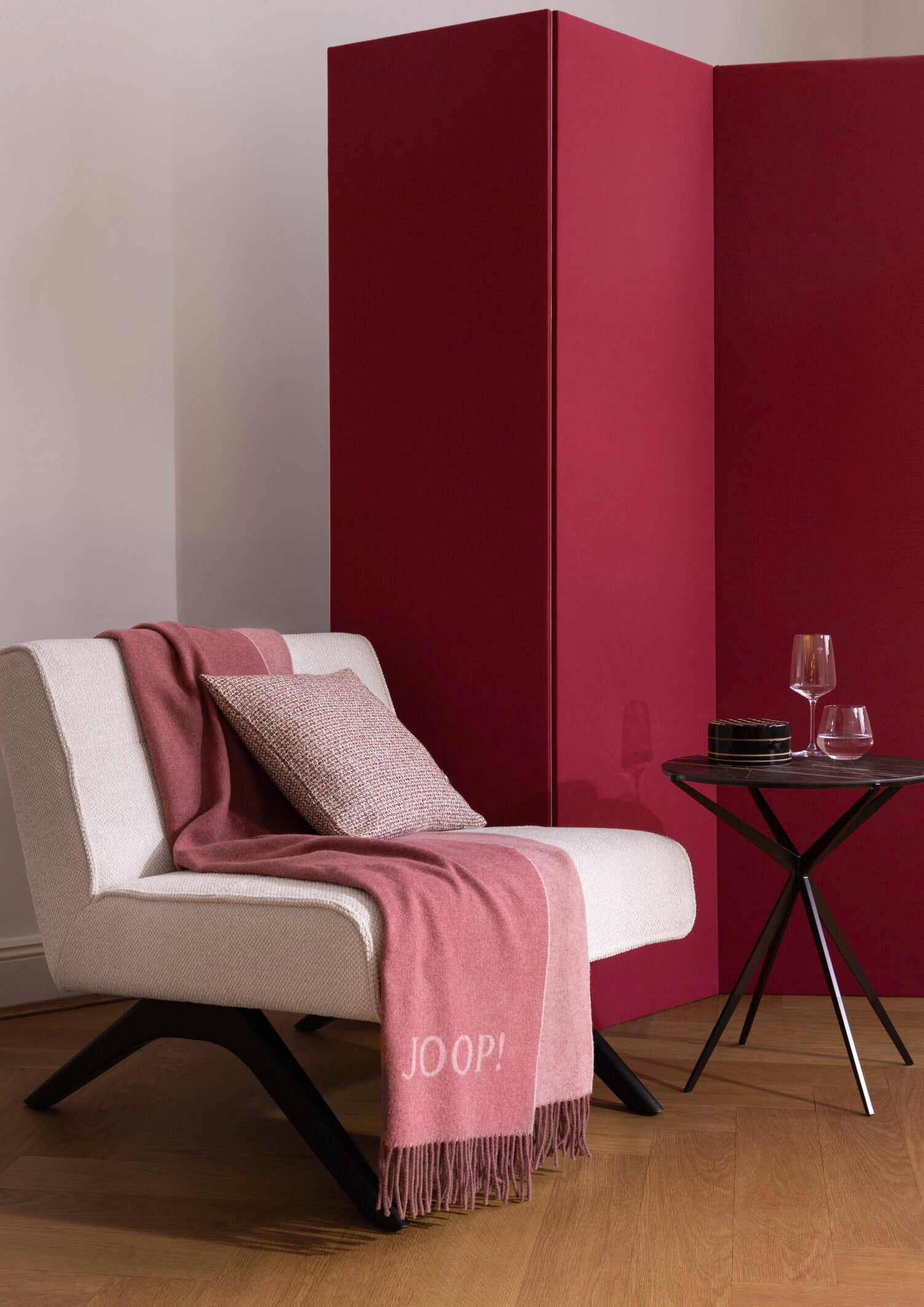 JOOP! GRAND Zierkissenhülle 50x50 cm, Rouge