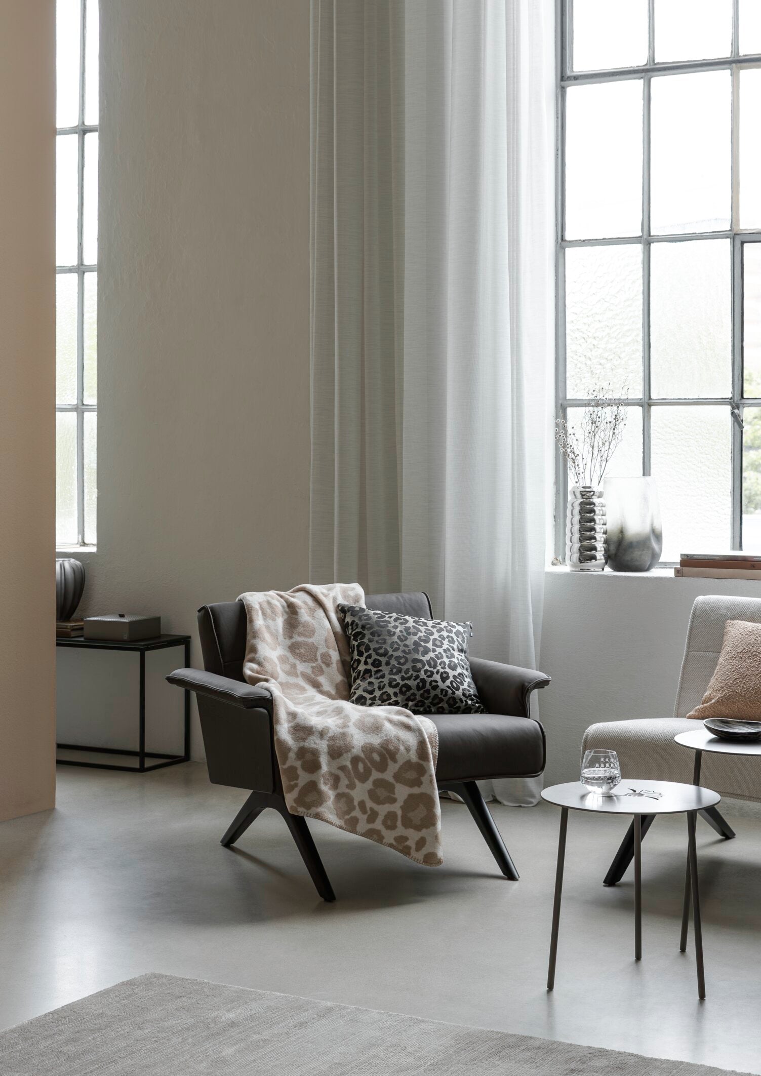 JOOP! LEO Zierkissenhülle 40x40 cm, Silber