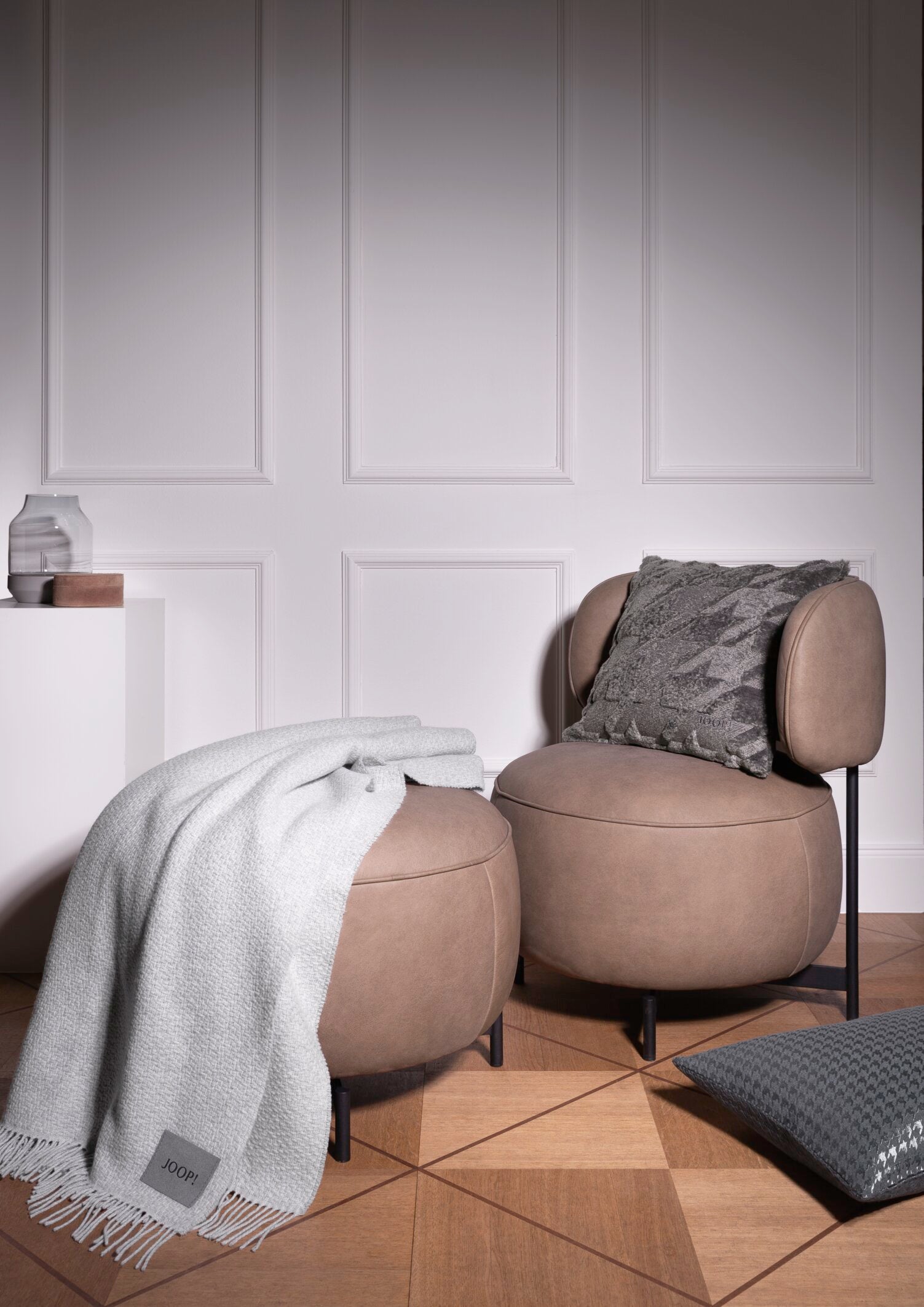 JOOP! MODISH Zierkissenhülle 40x60 cm, Anthrazit