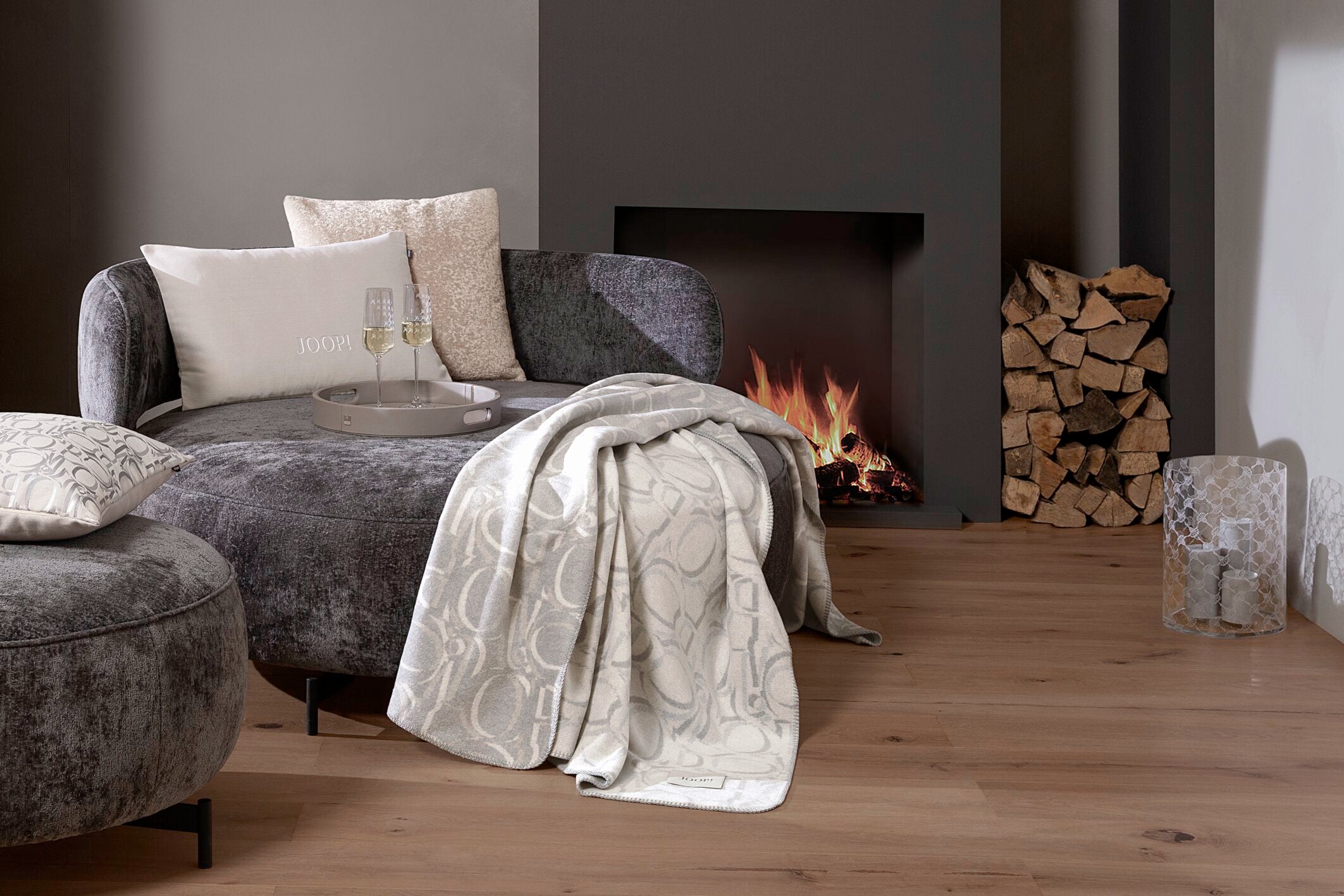 JOOP! ORNAMENT Zierkissenhülle 40x60 cm, Beige