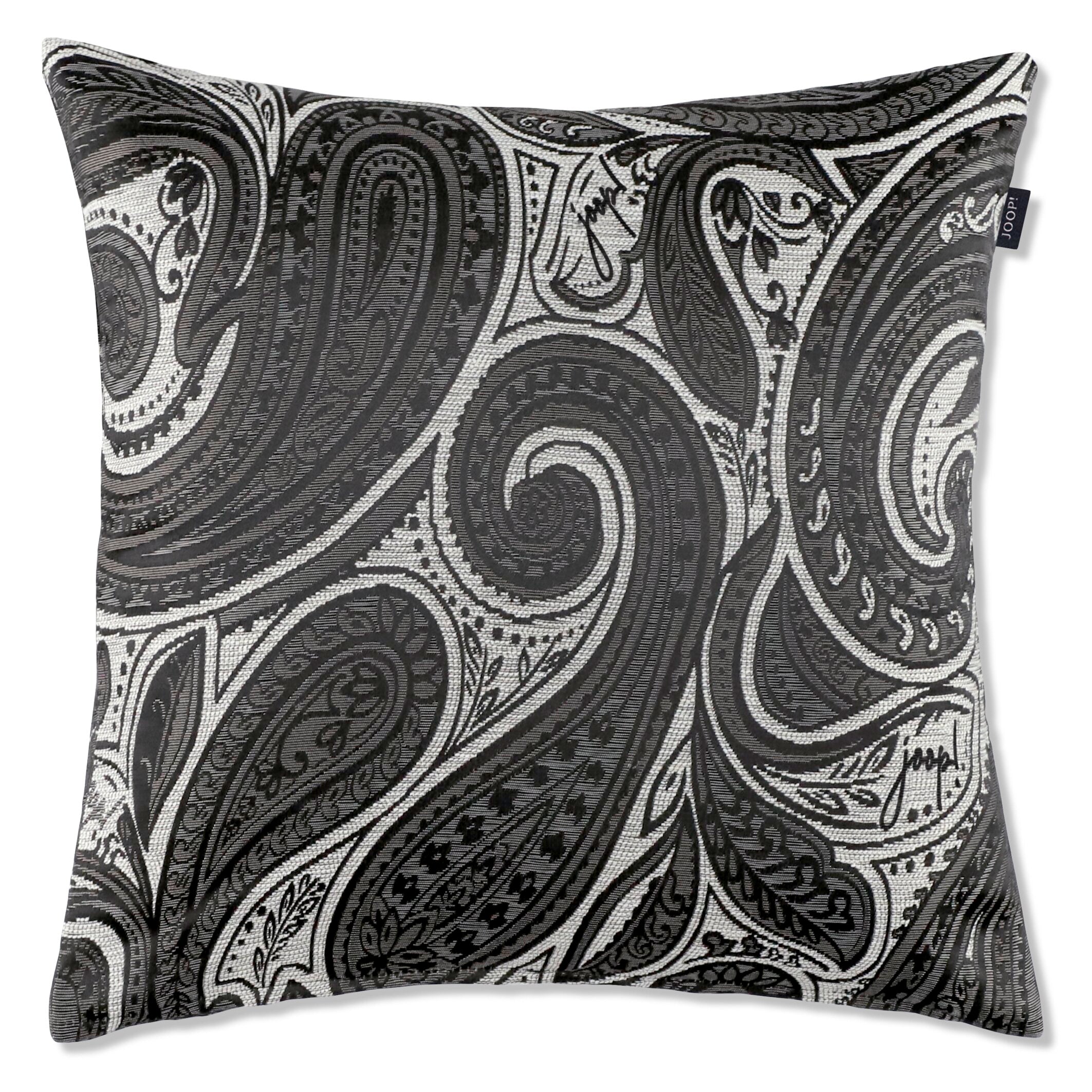 JOOP! PAISLEY ALLOVER Zierkissenhülle 40x40 cm, Silbergrau