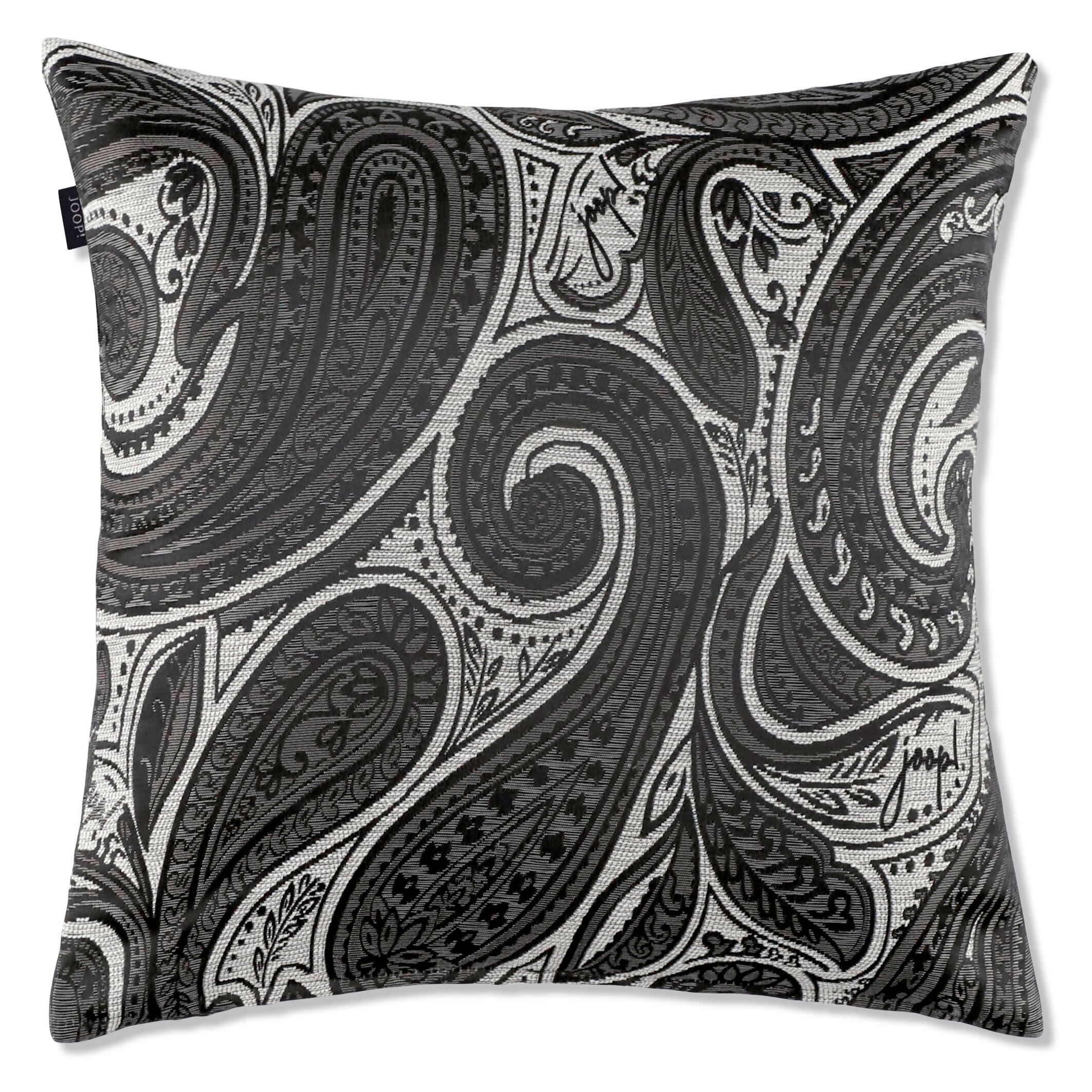 JOOP! PAISLEY ALLOVER Zierkissenhülle 40x40 cm, Silbergrau