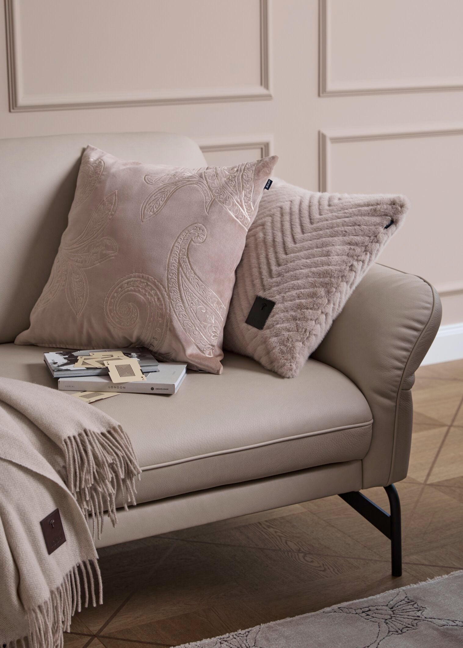 JOOP! PAISLEY Zierkissenhülle 50x50 cm, Rose