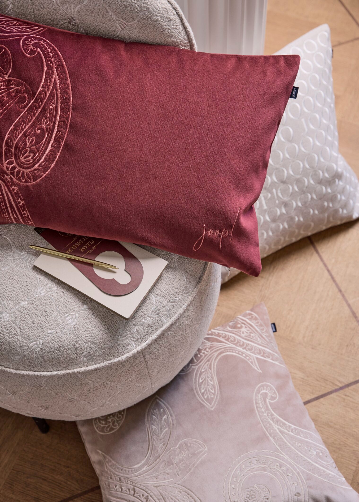 JOOP! PAISLEY Zierkissenhülle 40x60 cm, Rouge