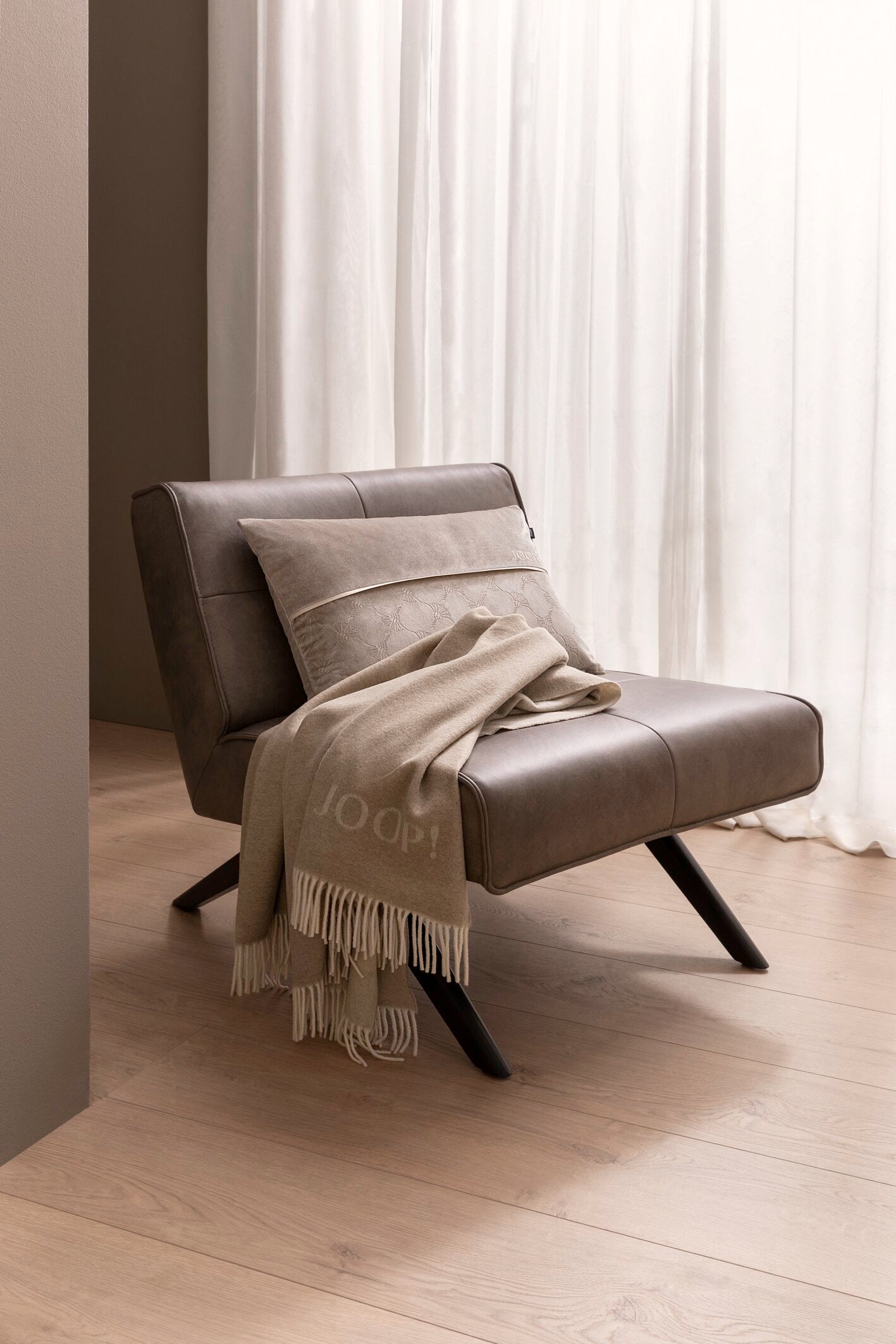 JOOP! SCENE Zierkissenhülle 38x58 cm, Beige