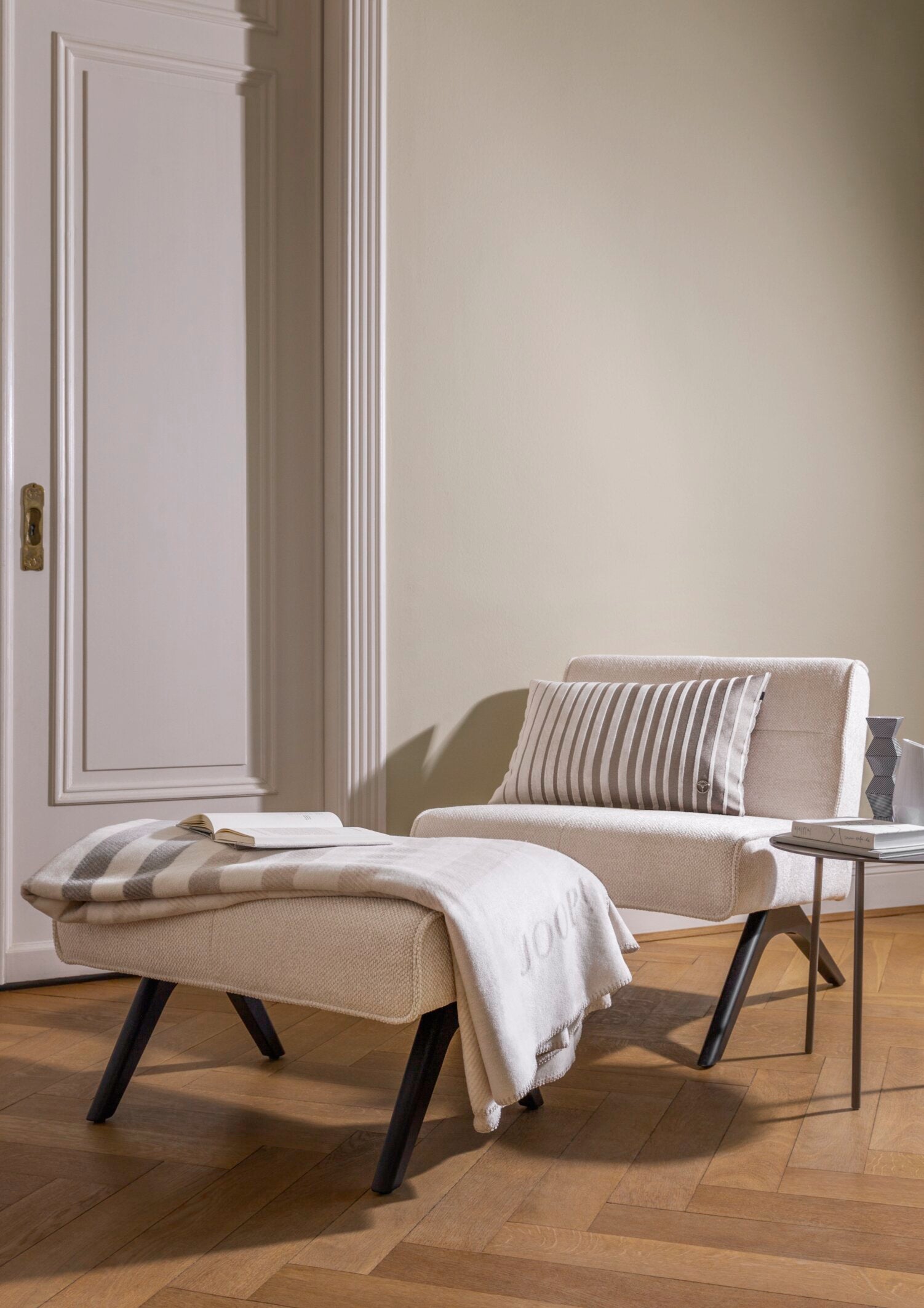 JOOP! SHUTTER Zierkissenhülle 40x60 cm, Creme