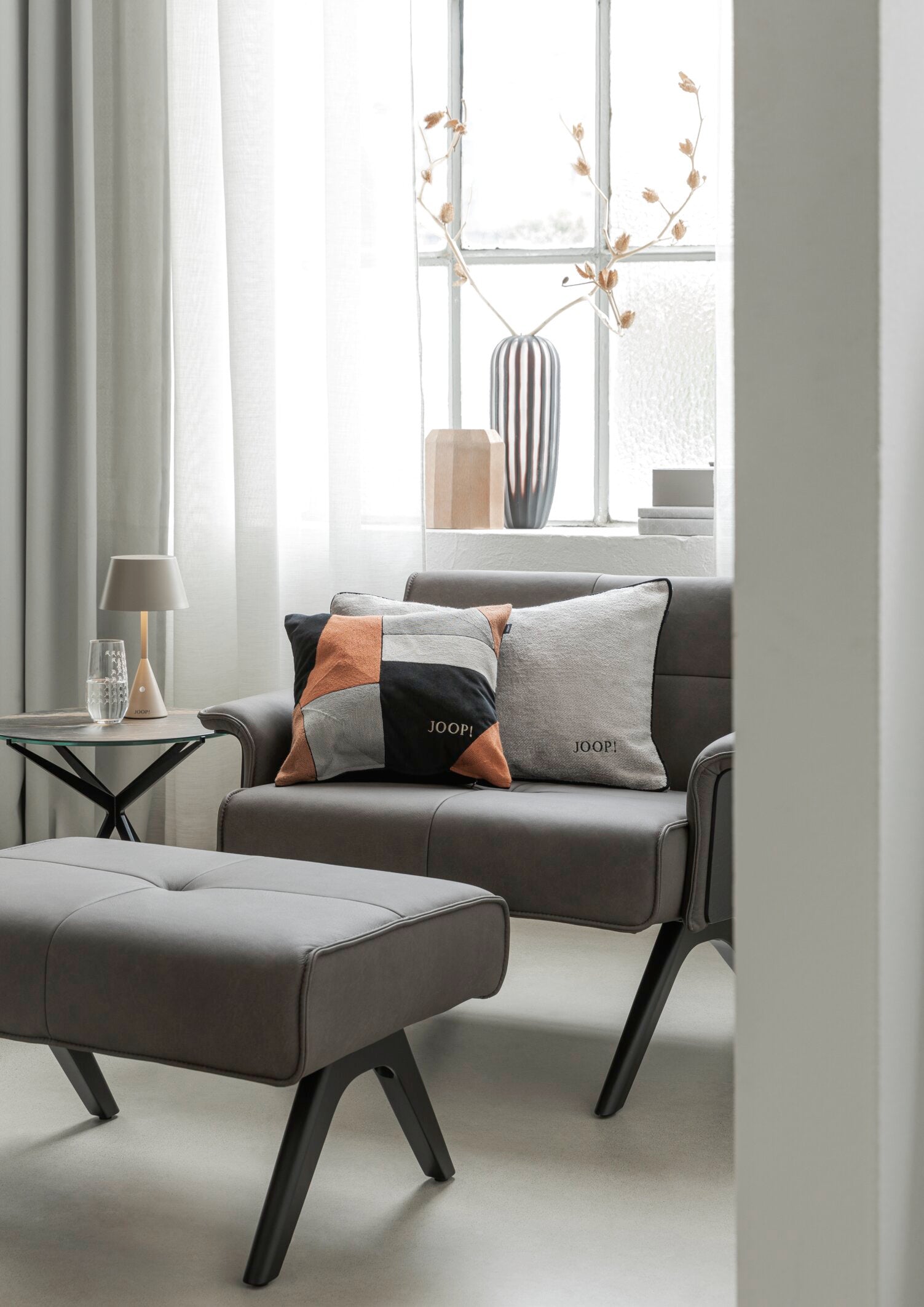 JOOP! SIGN Zierkissenhülle 40x60 cm, Natur