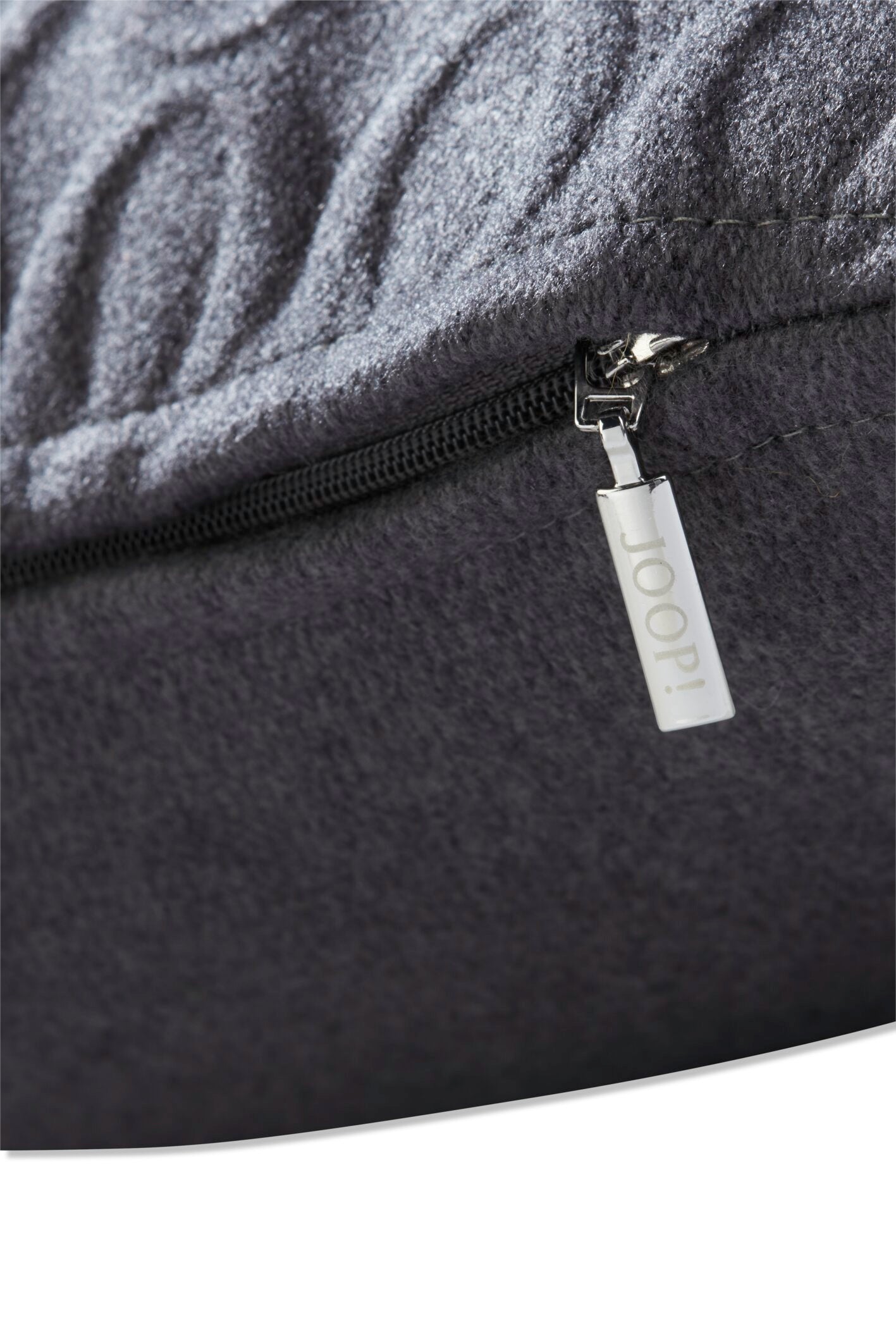 JOOP! SIGNATURE Zierkissenhülle 40x40 cm, Anthrazit