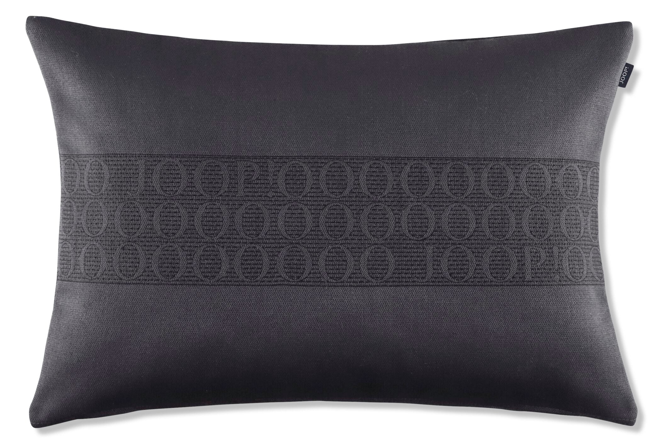 JOOP! SIGNATURE STRIPES Zierkissenhülle 40x60 cm, Anthrazit