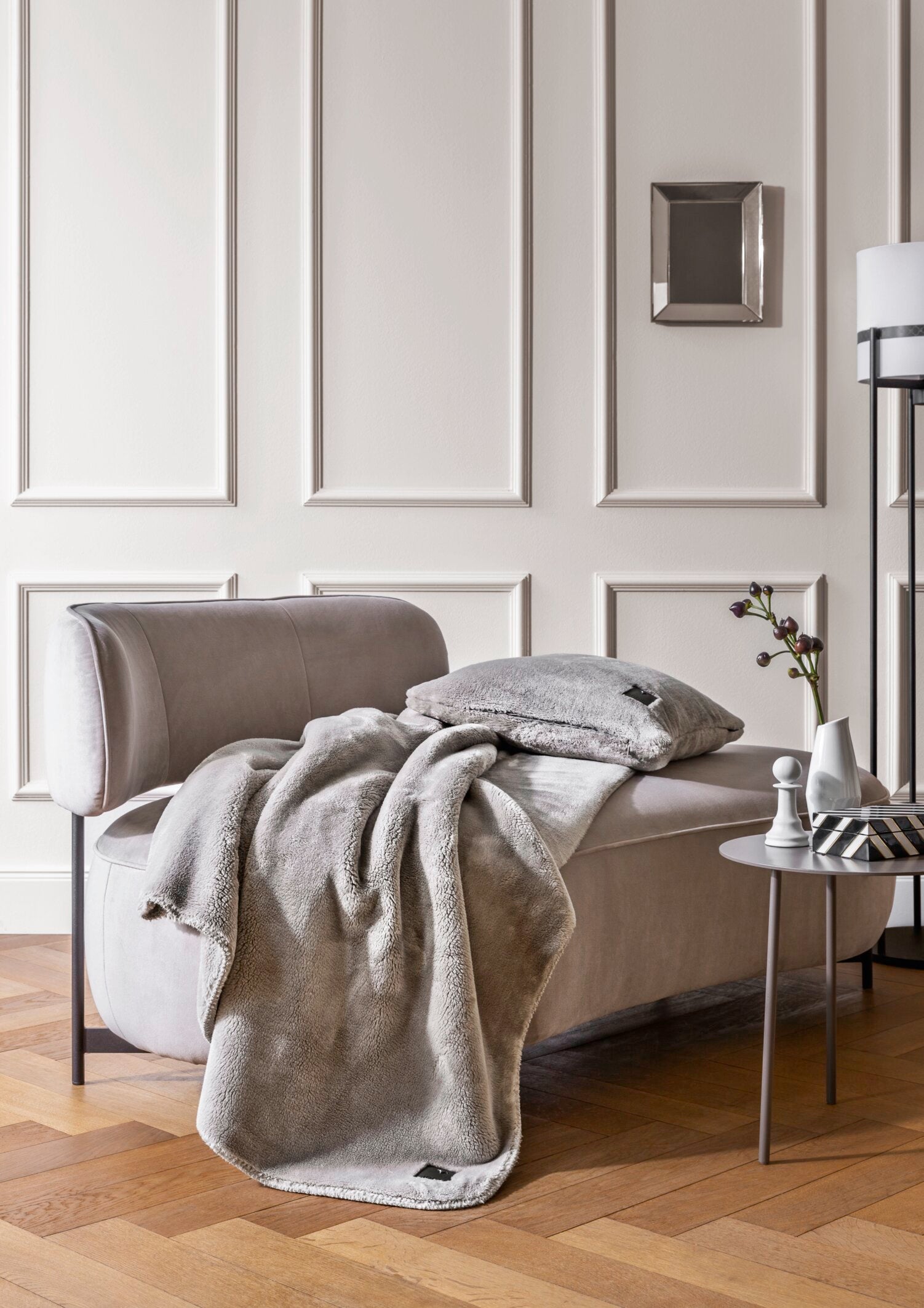 JOOP! SLEEK Zierkissenhülle 50x50 cm, Grau