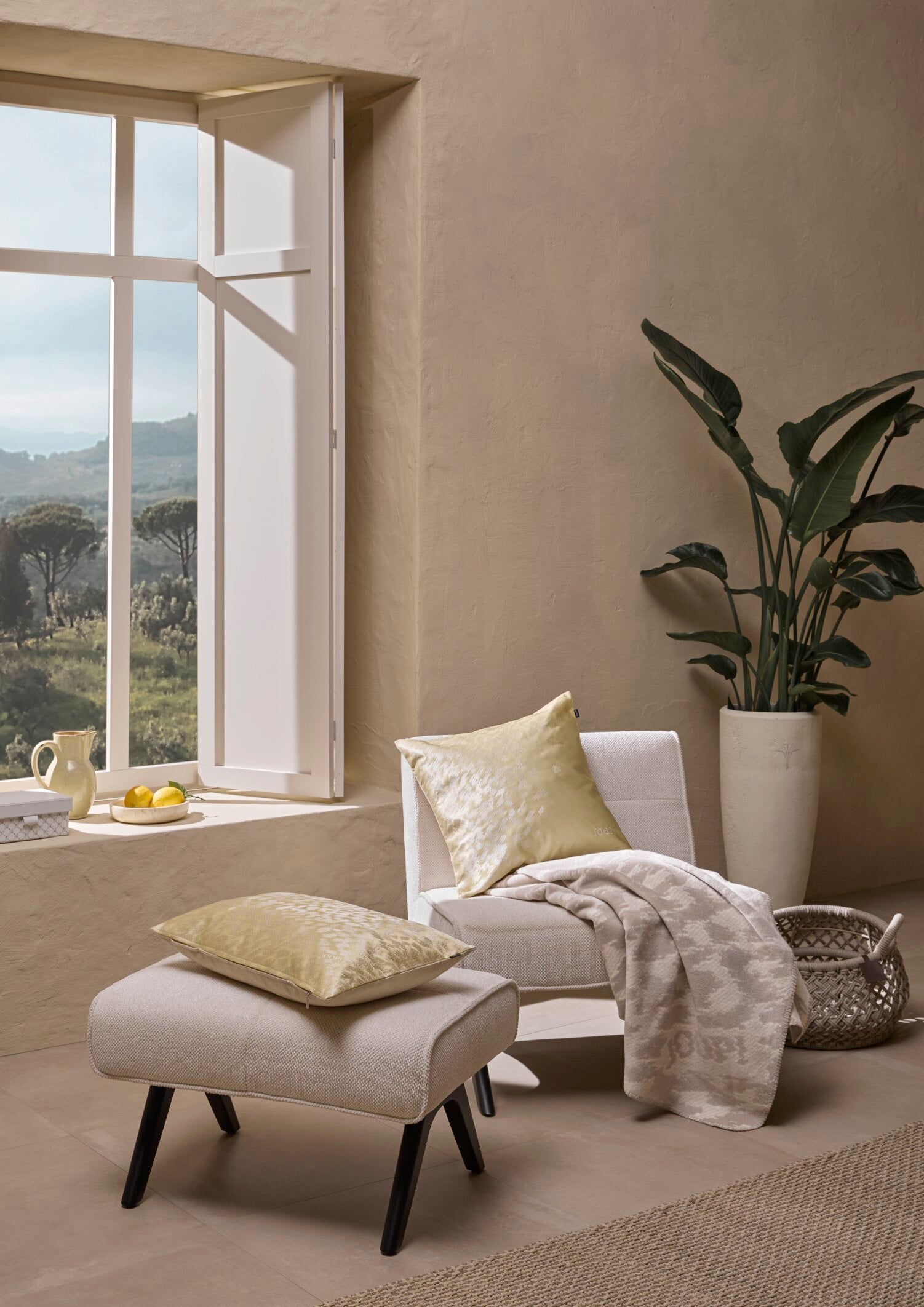 JOOP! SPIRIT Zierkissenhülle 50x50 cm, Vanille