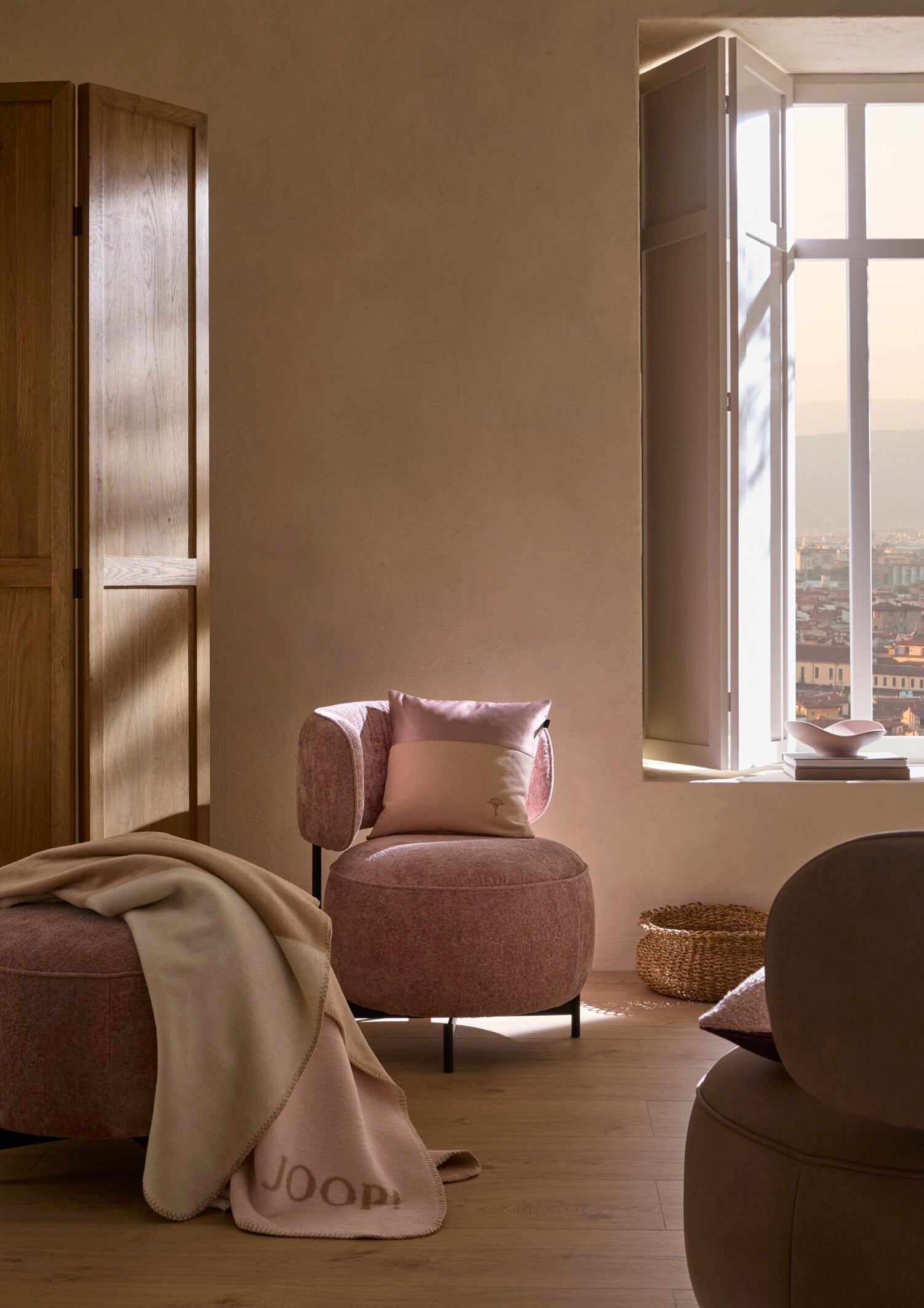 JOOP! SPLIT Zierkissenhülle 40x40 cm, Nude