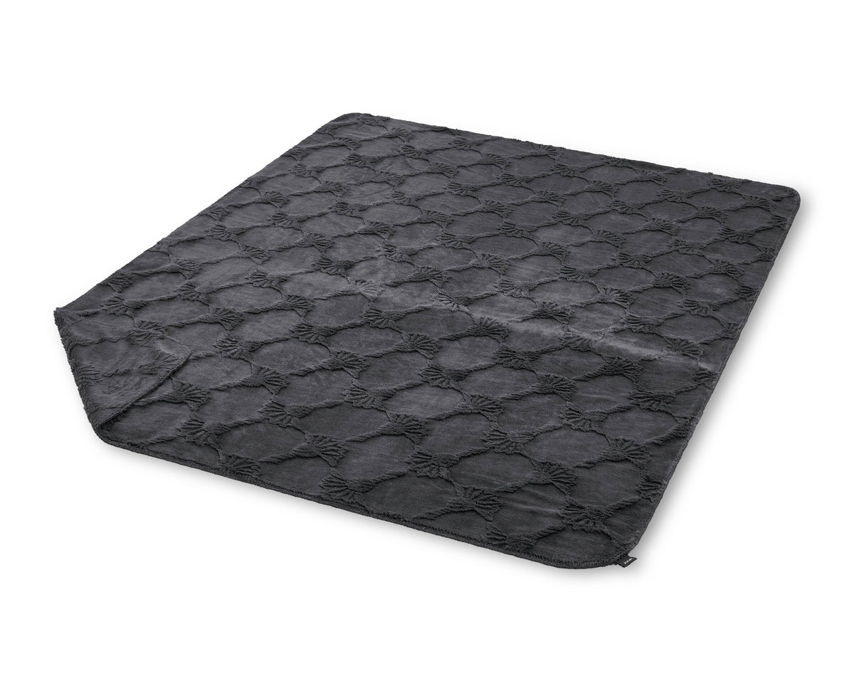 JOOP! SUBLIME Plaid 200x240 cm, Anthrazit