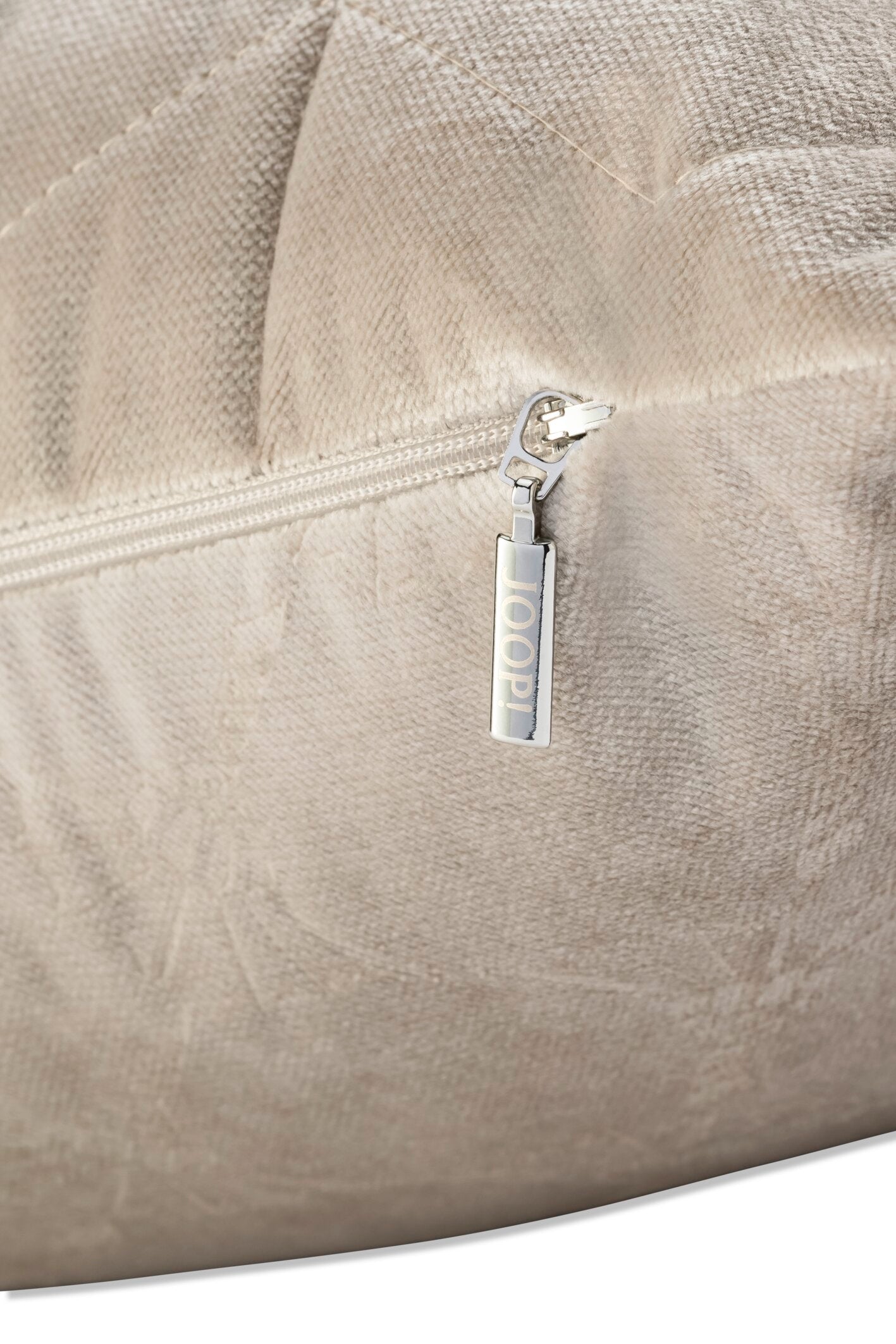 JOOP! VELVETY Zierkissenhülle 45x45 cm, Beige