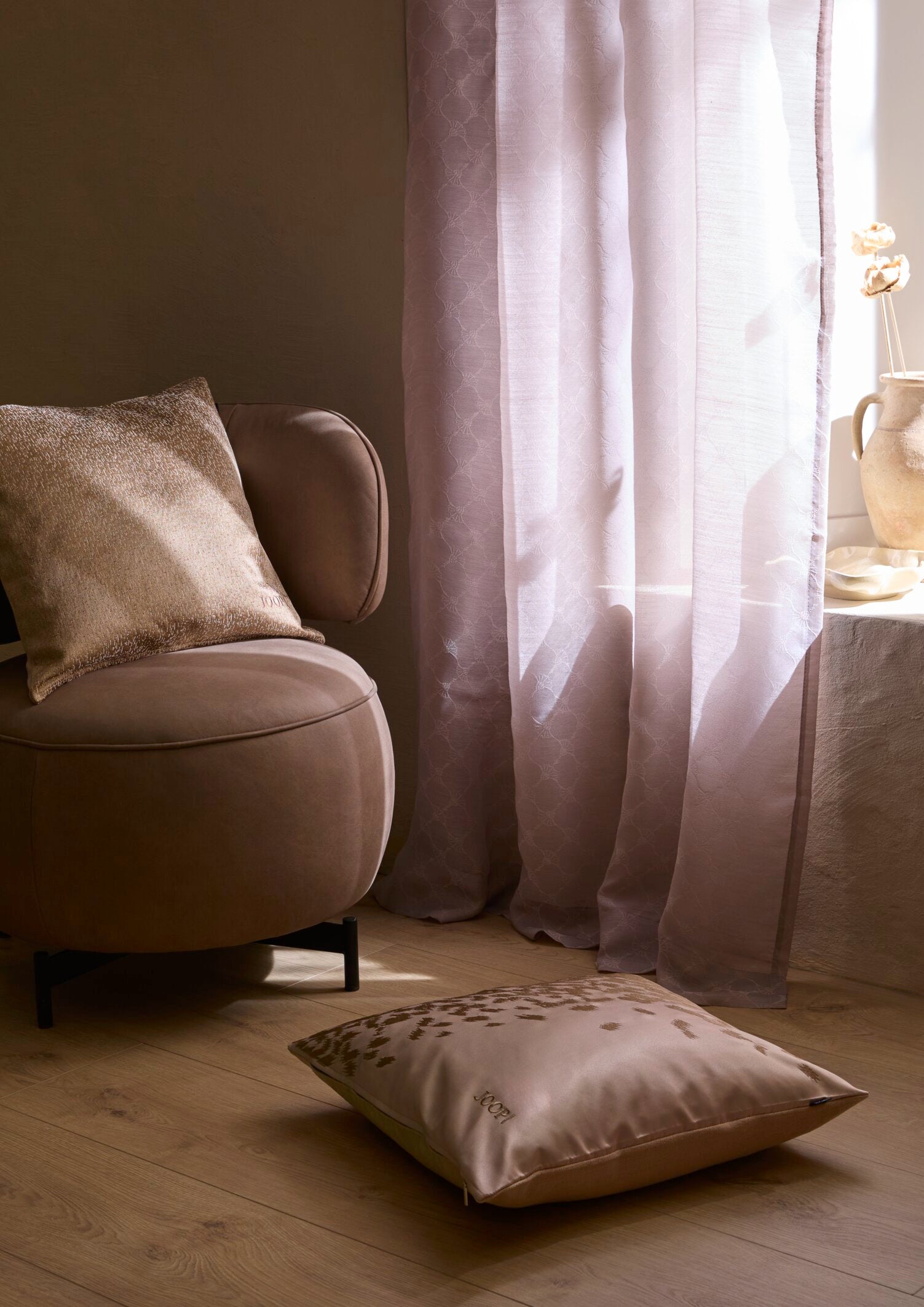 JOOP! VIBRANCE Zierkissenhülle 50x50 cm, Nude