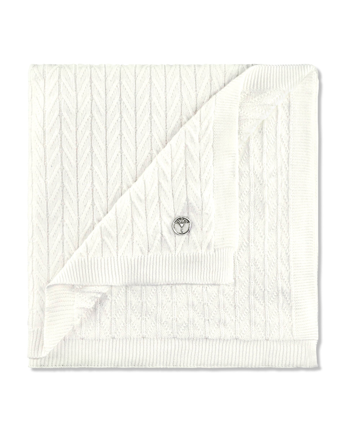 JOOP! WEAVELLE Plaid 130x170 cm, Weiß