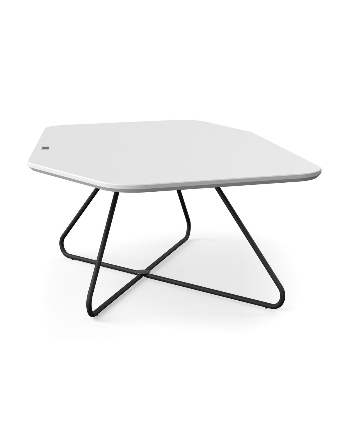 JOOP! STUDIO EDGES Couchtisch mit Rohrgestell, 96x69,2x35 cm