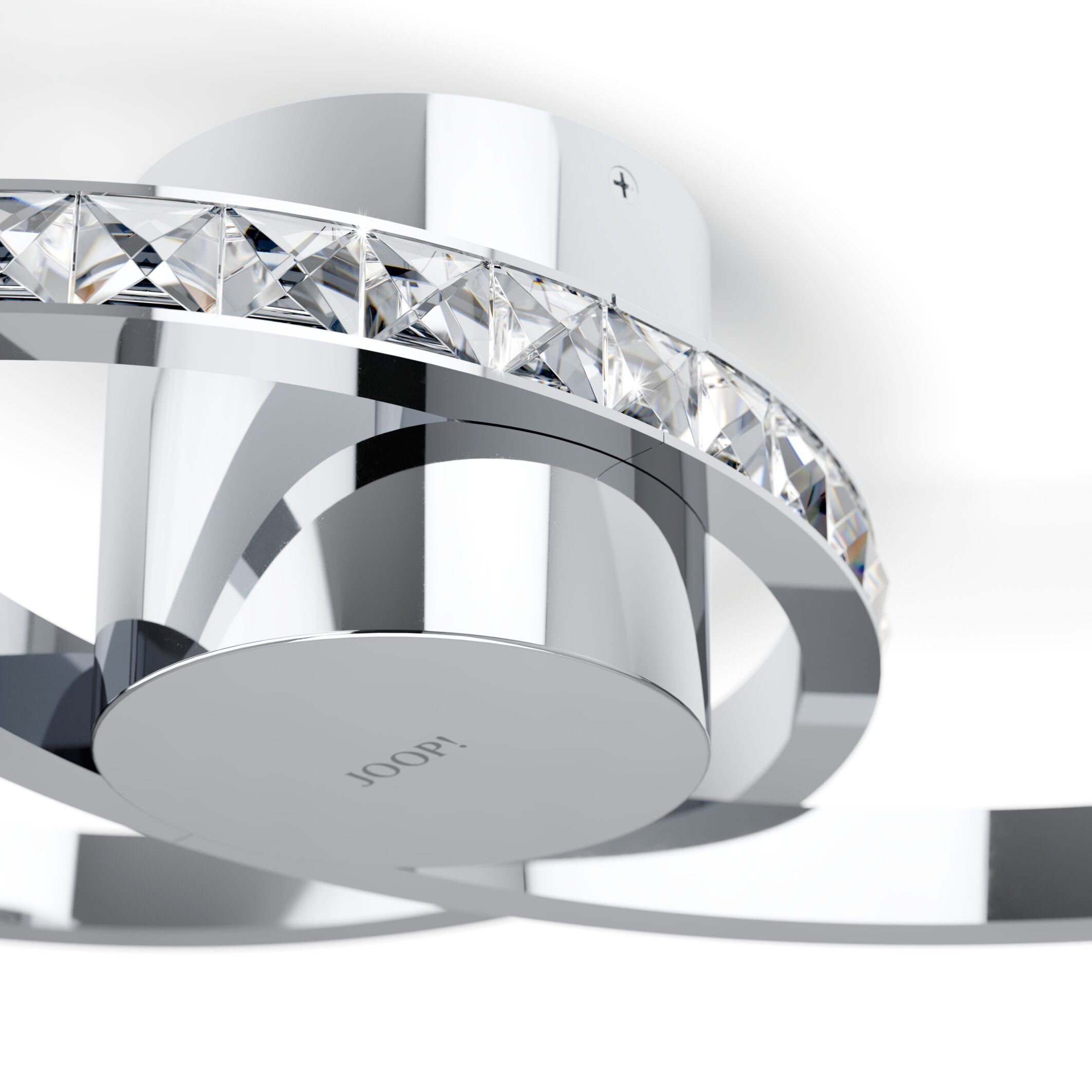 JOOP! JEWEL LIGHTS LED Deckenleuchte, Chrome, 59,5x41,5x10 cm