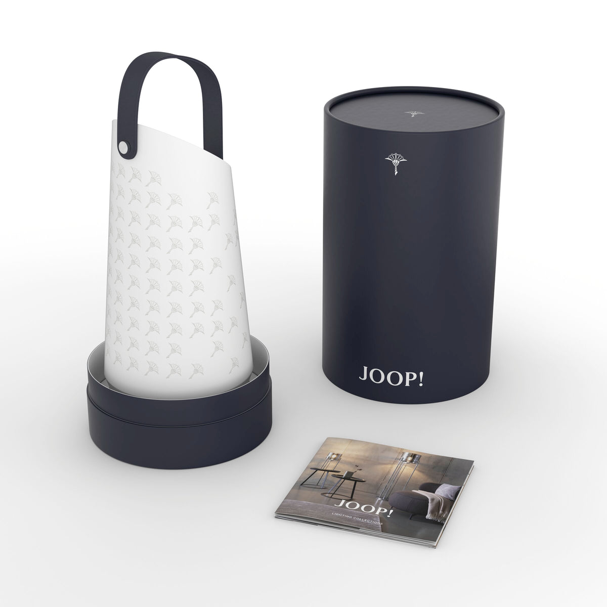 JOOP! MOVE LIGHTS LED Akkuleuchte, Weiß, 28 cm, Ø13 cm