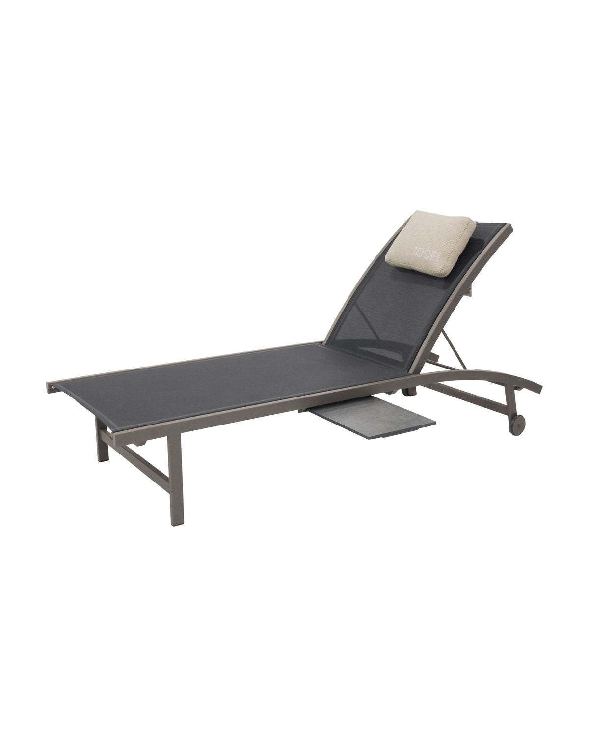 JOOP! BEACH Sunbed with headrest cushion and HPL table