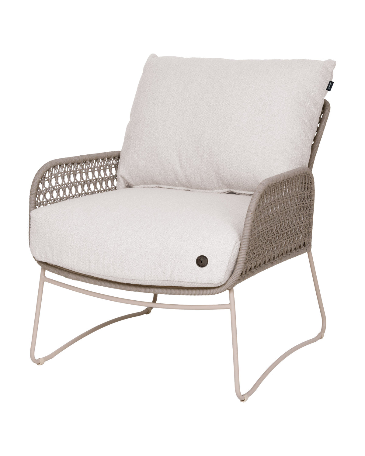 JOOP! MESH LIVING CHAIR CREAM WITH 2 CUSHIONS