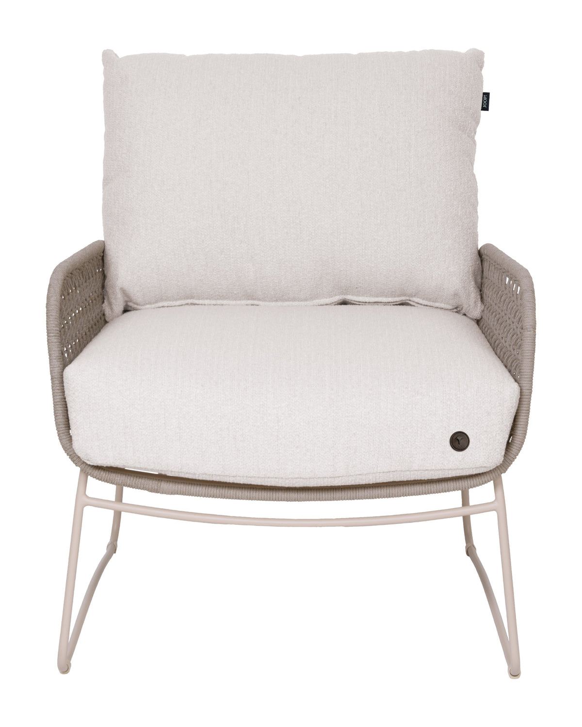 JOOP! MESH LIVING CHAIR CREAM WITH 2 CUSHIONS