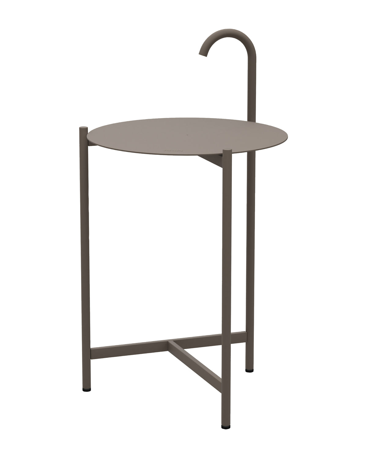 JOOP! SERVERound Coffee Table for Ø35cm JOOP Tray H. Base Frame with Handle in earth